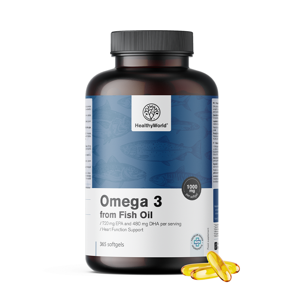 Omega-3 1000 mg z EPK in DHK - Omega-3 1000 mg z EPA i DHA