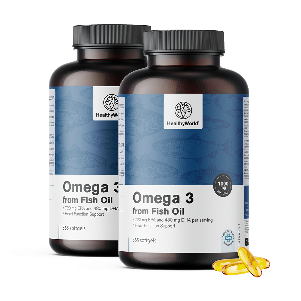 Omega-3 1000 mg z EPK in DHK - Omega-3 1000 mg z EPA i DHA