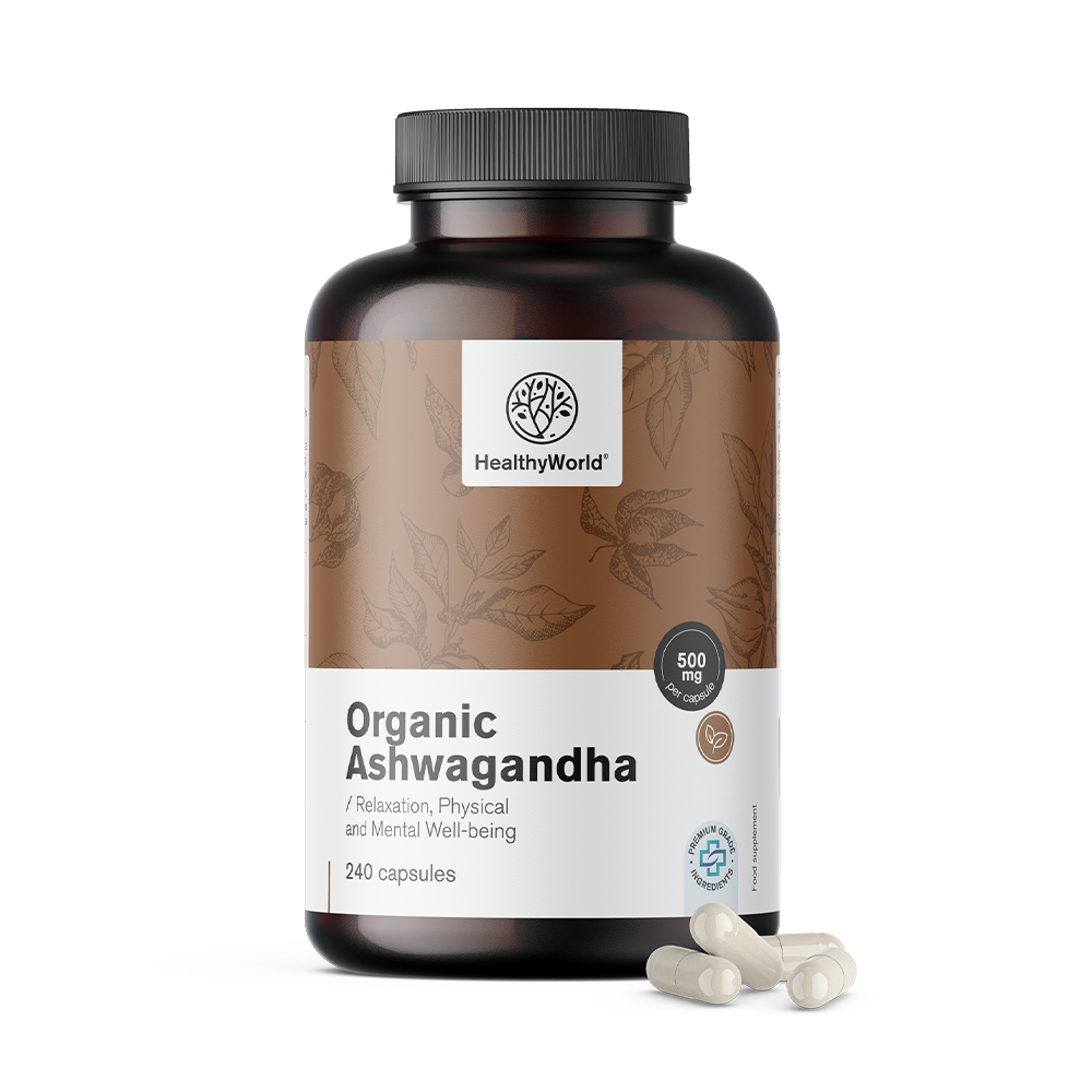 BIO Ashwagandha 500 mg w kapsułkach