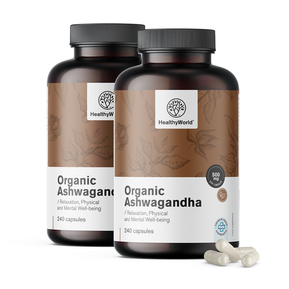 BIO Ashwagandha 500 mg w kapsułkach