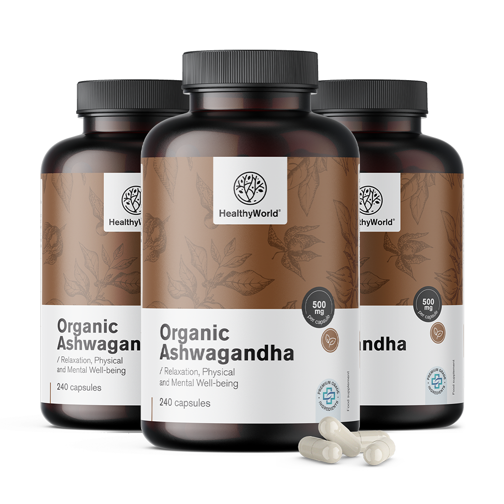 BIO Ashwagandha 500 mg w kapsułkach