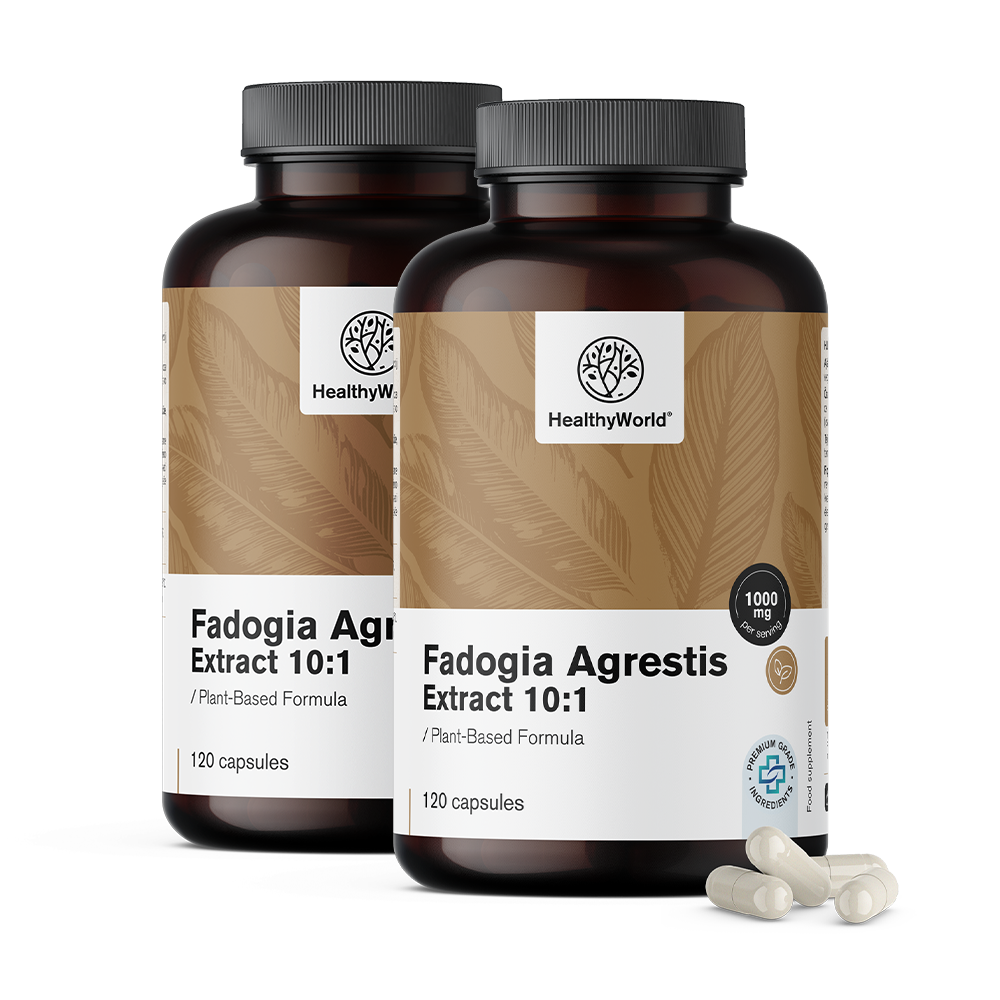 Fadogia Agrestis 1000 mg w kapsułkach.