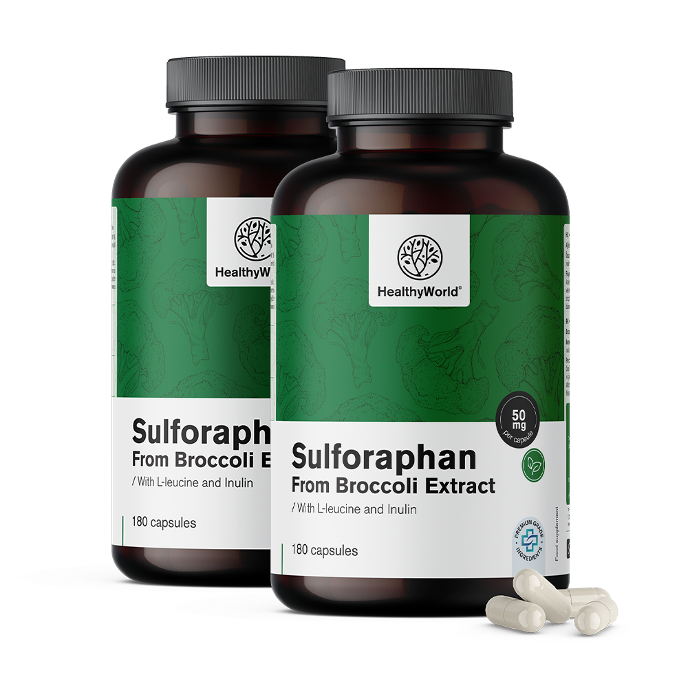 Sulforafan – z ekstraktu brokolija 50 mg