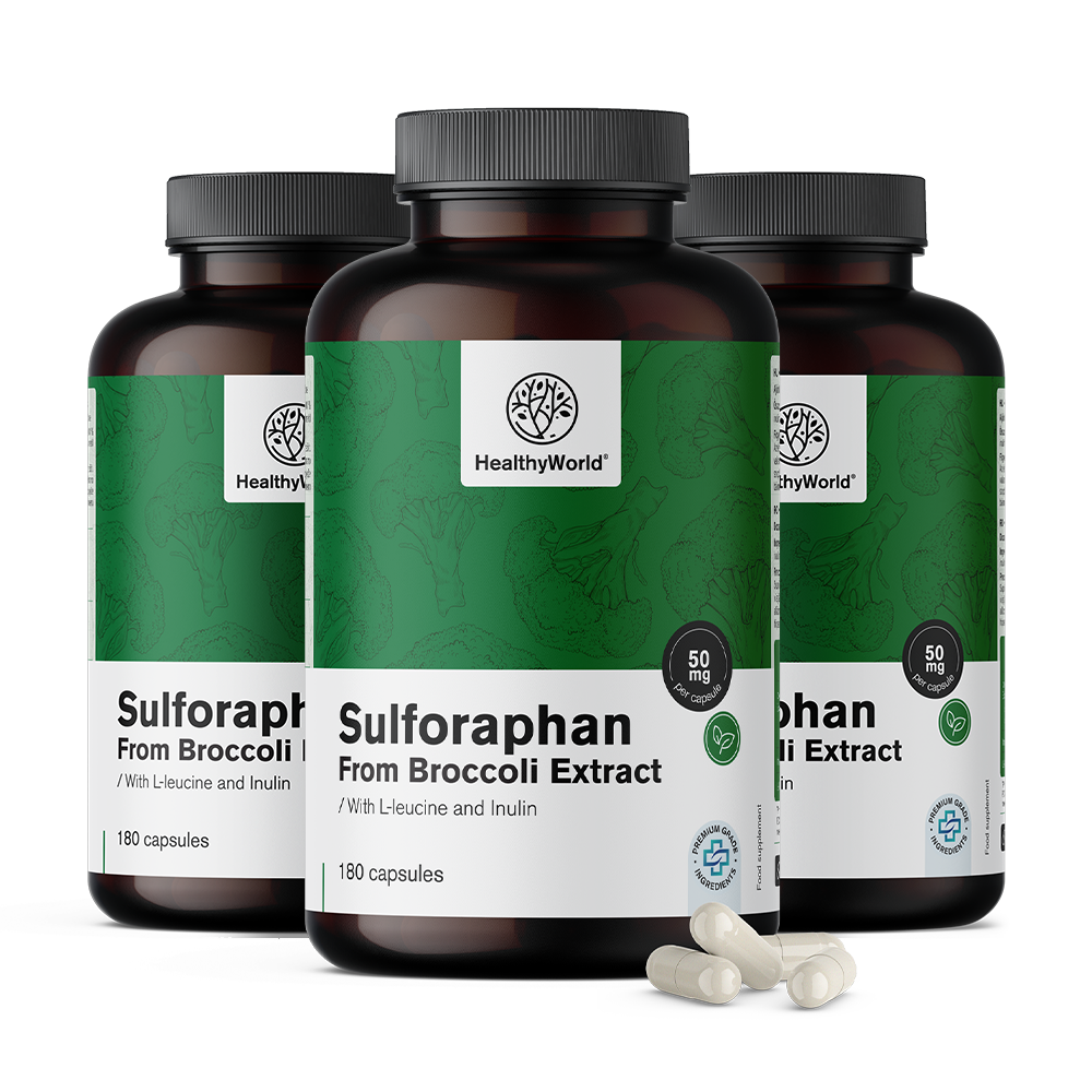 Sulforafan – z ekstraktu brokolija 50 mg