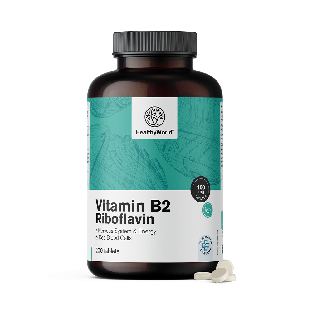 Witamina B2 - ryboflawina 100 mg