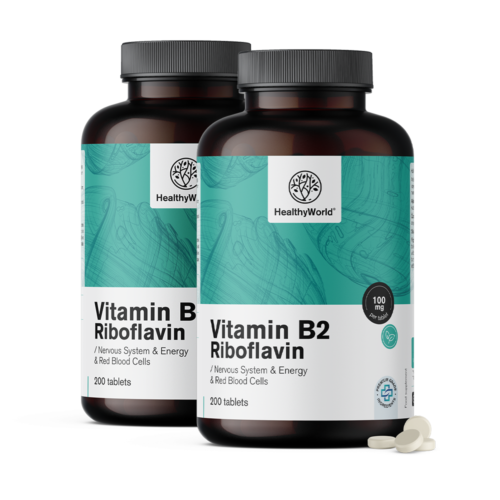 Witamina B2 - ryboflawina 100 mg