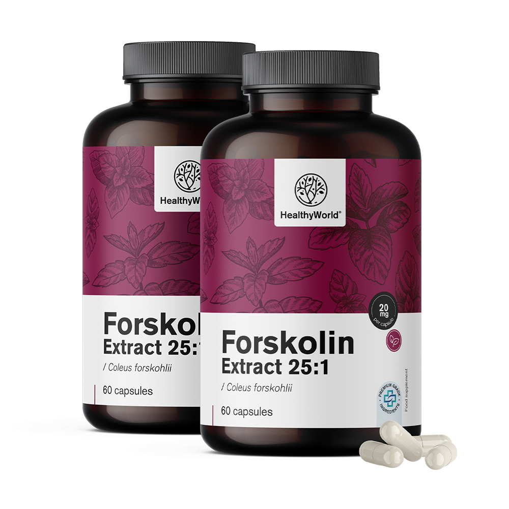 Forskolin - z ekstraktu indijske koprive 20 mgForskolin - z ekstraktu pokrzywy indyjskiej 20 mg