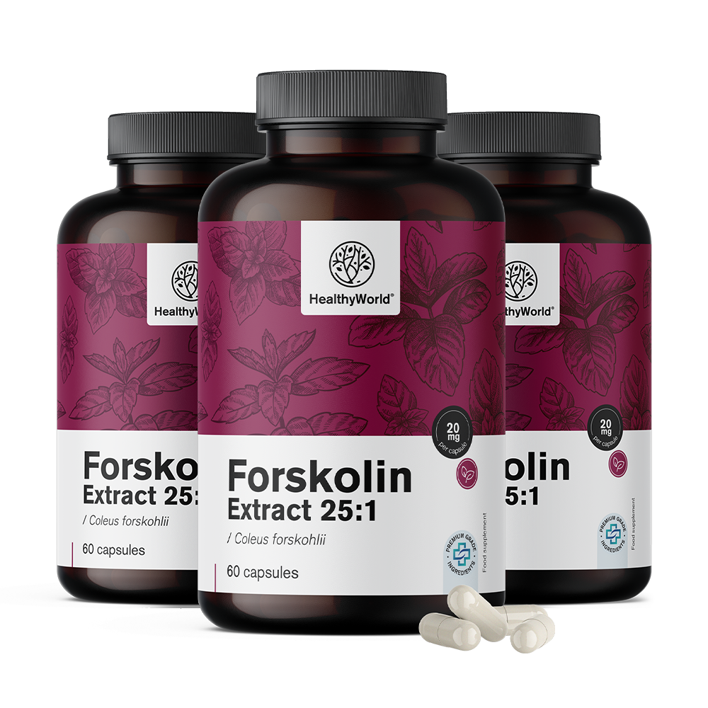 Forskolin - z ekstraktu indijske koprive 20 mgForskolin - z ekstraktu pokrzywy indyjskiej 20 mg