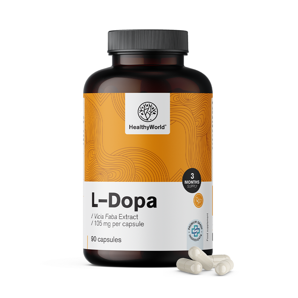 L-dopa 105 mg - z ekstraktu fižola