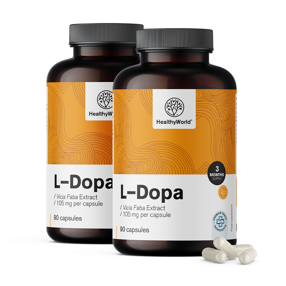 L-dopa 105 mg - z ekstraktu fižola