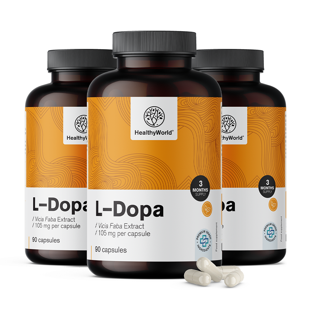 L-dopa 105 mg - z ekstraktu fižola