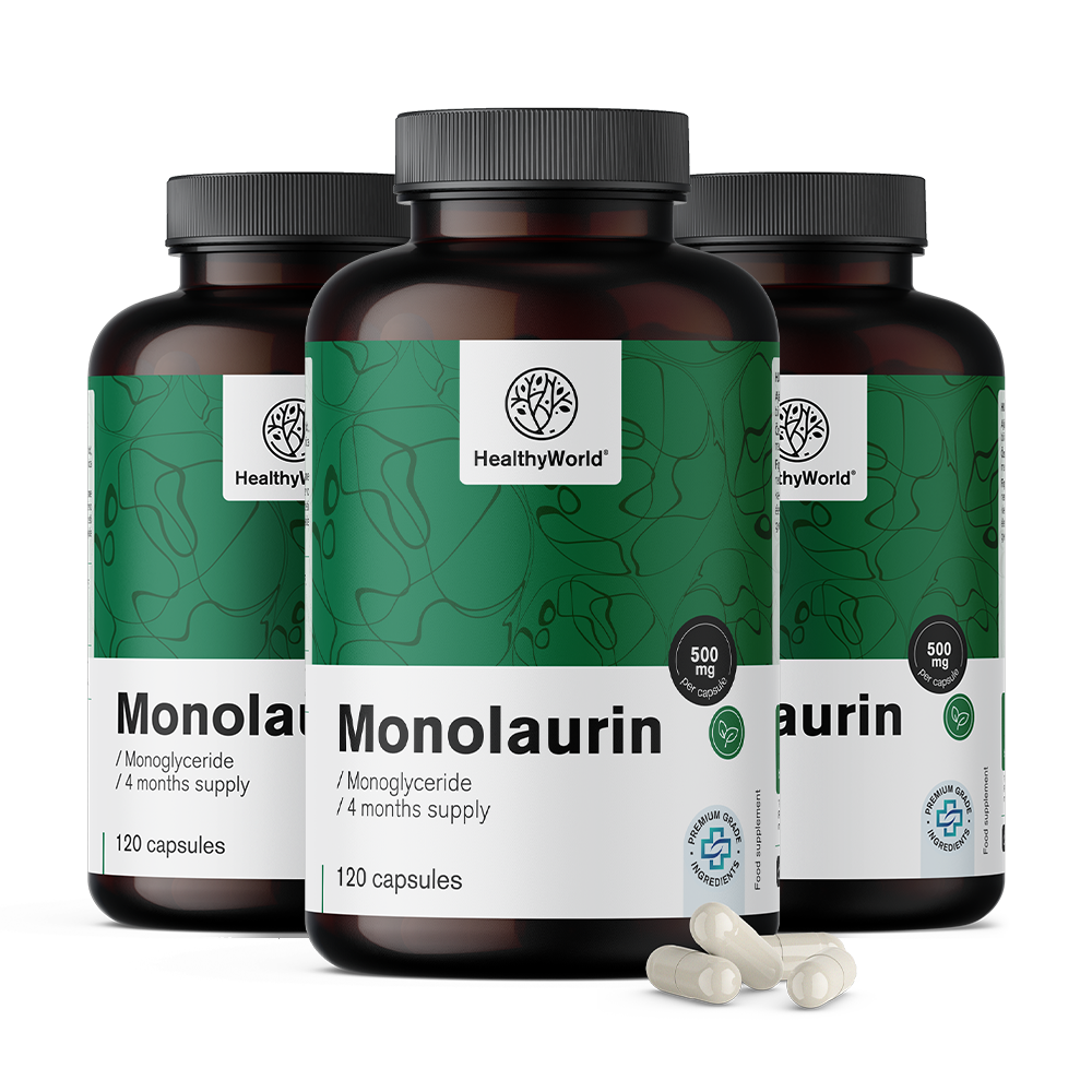 Monolaurin 500 mg w kapsułkach