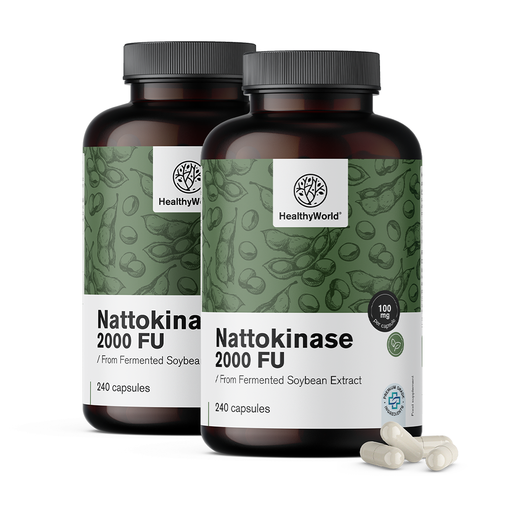 Nattokinaza 2000 jednostek fibrinolitične aktivnosti