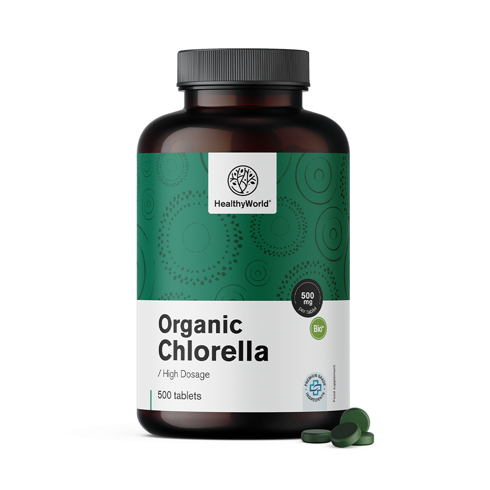 BIO Chlorella 500 mg. - BIO Chlorella 500 mg.