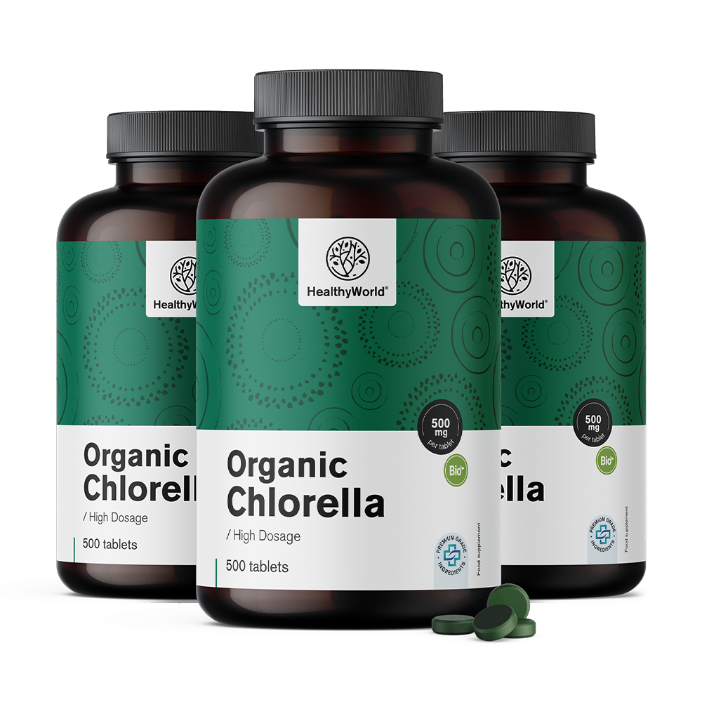 BIO Chlorella 500 mg. - BIO Chlorella 500 mg.