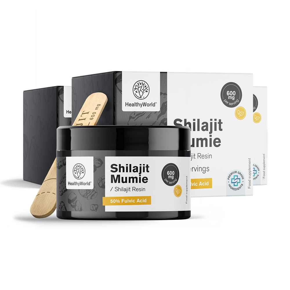 Shilajit Mumie 600 mg – smoła