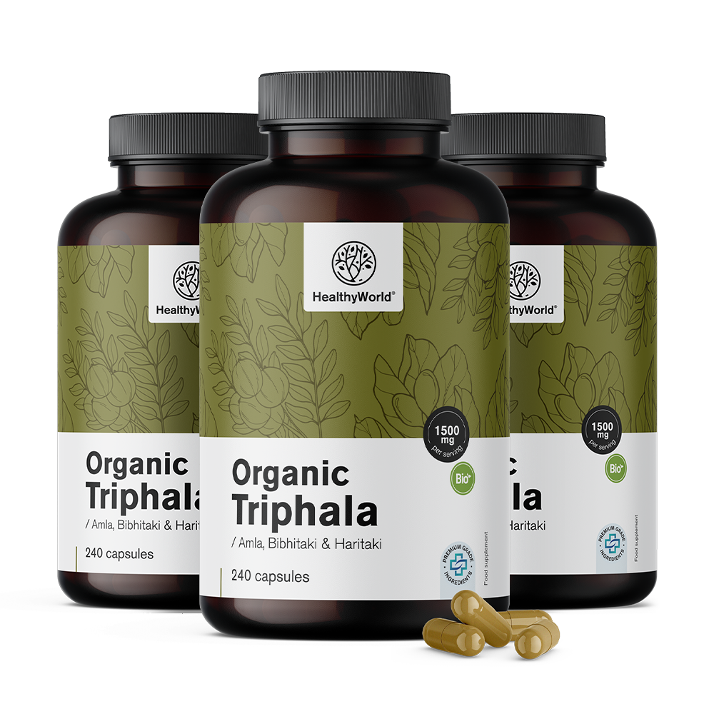 BIO Triphala w proszku.